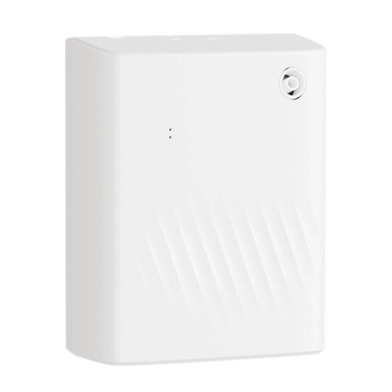 Close-up view of the SL-01 Waterless Scent Diffuser releasing a fine aromatherapy nanomist for a refreshing hotel-style atmosphere.