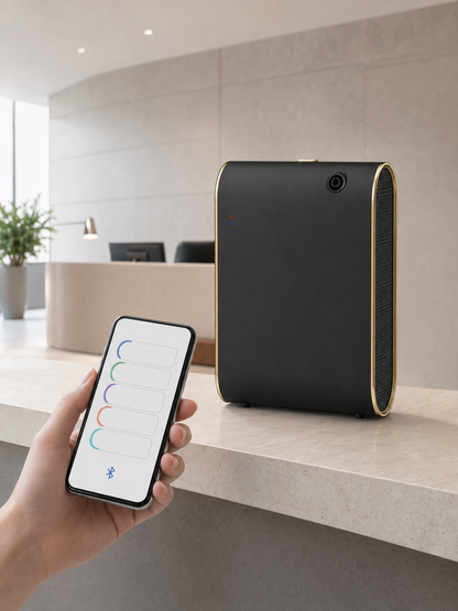Bluetoothcontrol interface for SL-05 scent diffuser 5-period scheduling